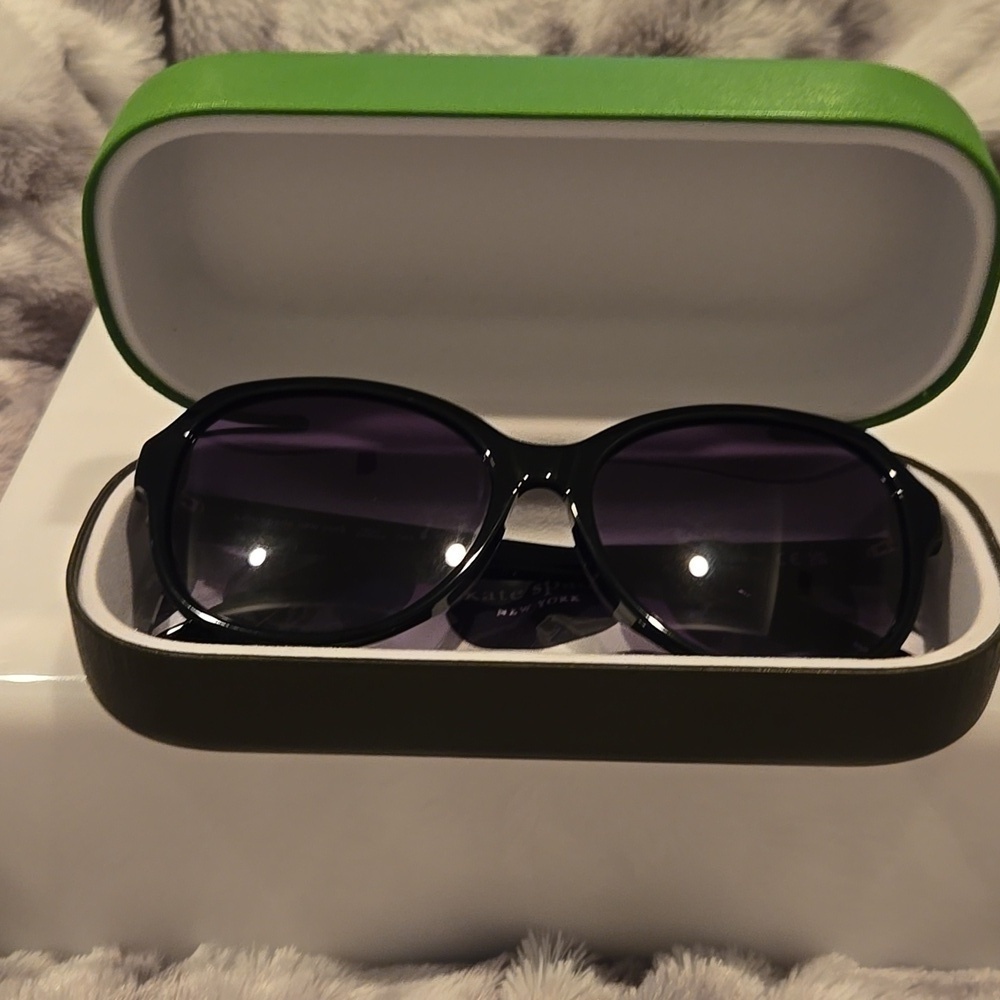 Kate Spade Black Sandi Sunglasses Brand New In Case - Picture 12 of 13